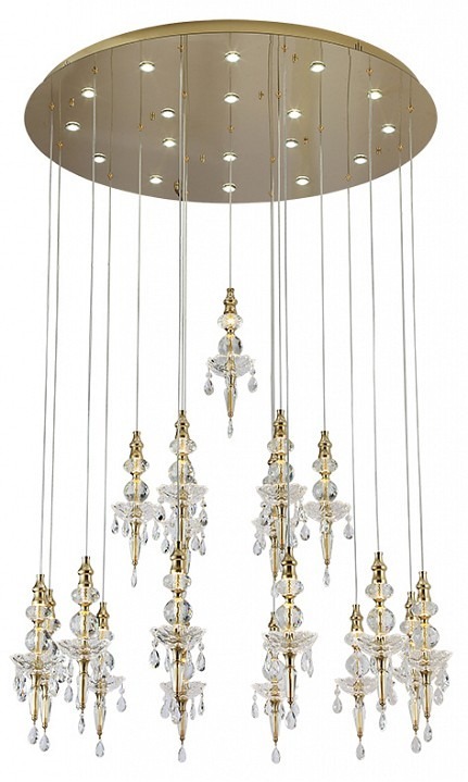 Фото Подвесная люстра Newport 8360 8360/1000 gold NWP_M0070005 - интернет-магазин МегаТерем в Москве