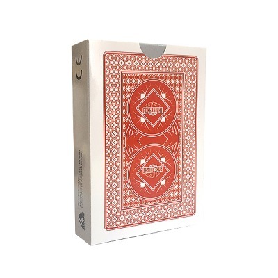 Карты для покера "Poker Night Pro" red 100% пластик (64646)