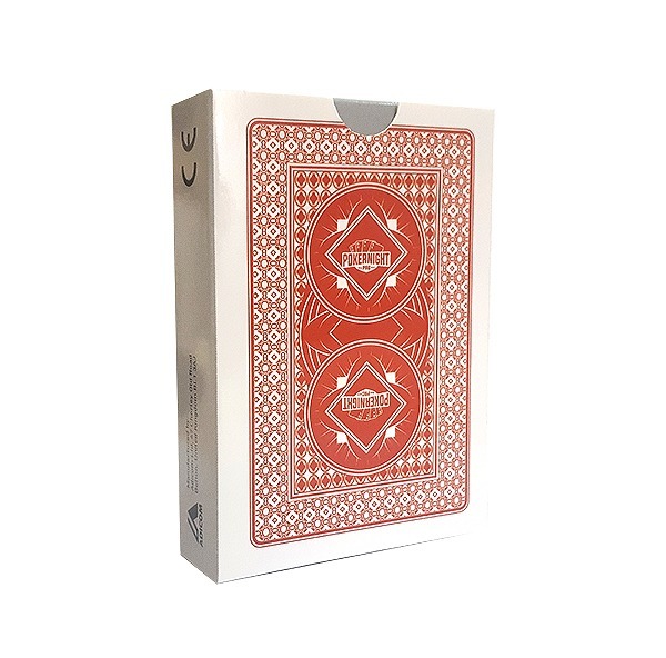 Фото Карты для покера Poker Night Pro red 100% пластик (64646) - интернет-магазин МегаТерем в Москве