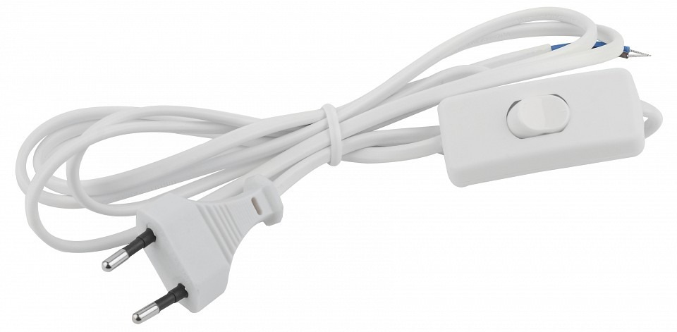 Фото Провод электрический Эра  UX-ШВВП-S-1,8m-W ER_B0044071 - интернет-магазин МегаТерем в Москве