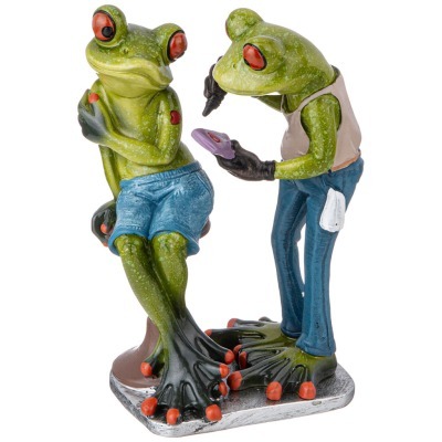 Фигурка декоративная лягушк...