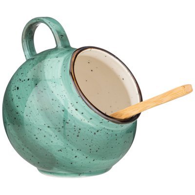 Солонка с ложкой bronco nat...