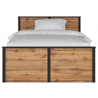 Кровать полутораспальная Лофт LOZ120х200 BRW_UT-70006309