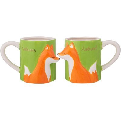 Набор кружек lefard лисички 400мл (420-082) 