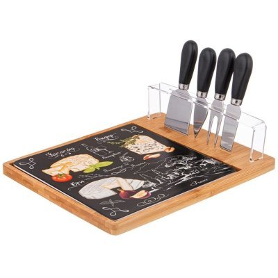 Набор для сыра lefard "секретные ингредиенты" 5 предметов черный 28*23 см (263-1180) 