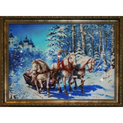 Картина Тройка малая с крис...