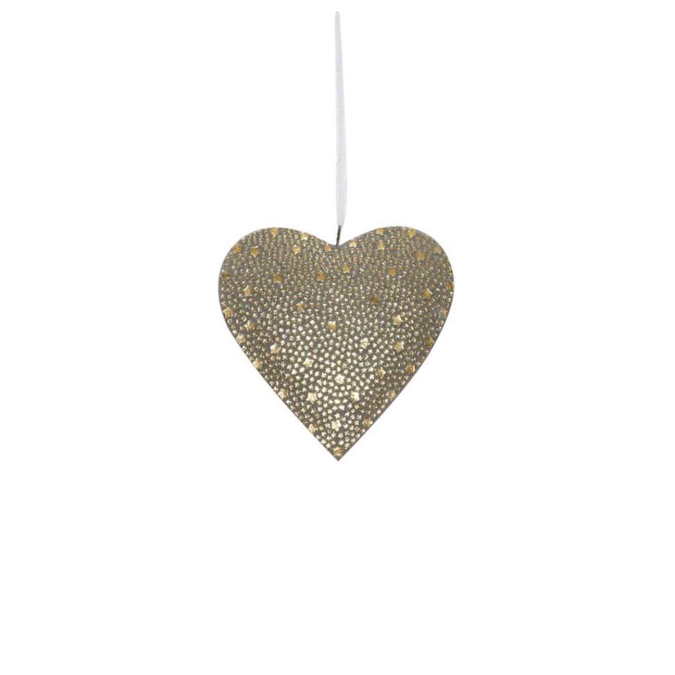 Фото Новогодняя игрушка BL-034A, железо, grey/gold, ROOMERS FURNITURE - интернет-магазин МегаТерем в Москве