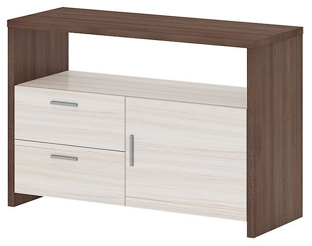 Фото Тумба комбинированная Домино Lite ТБЛ MER_TBL_SHK-CH - интернет-магазин МегаТерем в Москве