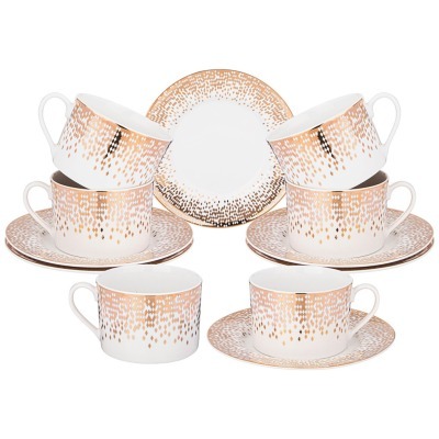 Чайный набор lefard "triumph" на 6 пер. 12 пр. 220 мл (435-025) 