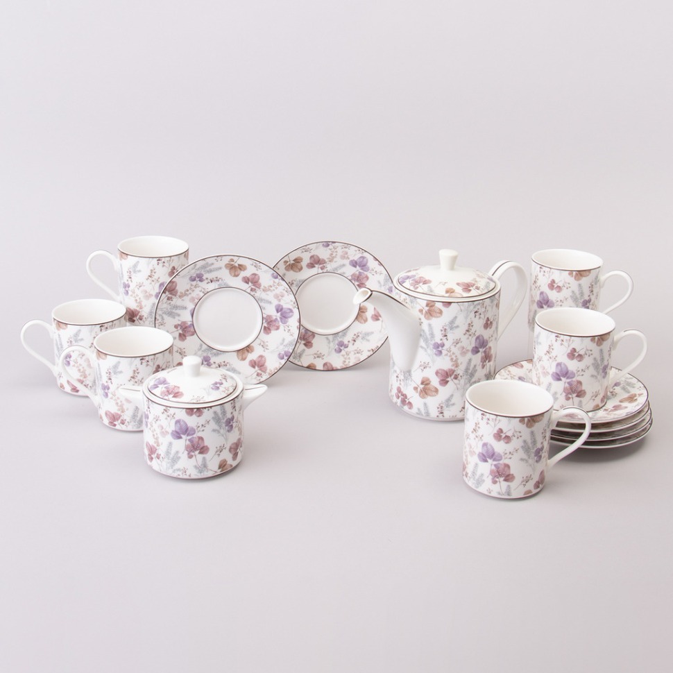 Фото Чайный сервиз lefard blossom на 6 пер. 14 пр. (165-605)  - интернет-магазин МегаТерем в Москве