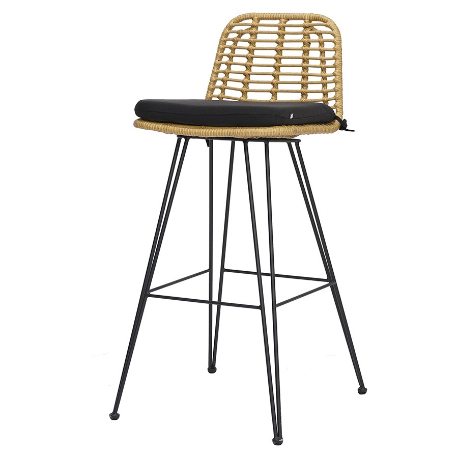 Фото Стул барный vetle flat, ротанг (75831) - интернет-магазин МегаТерем в Москве