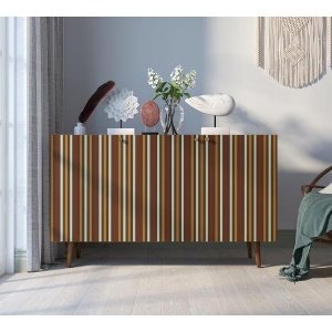 Фото Комод Berber три дверки 20 принт арт BB01/Print_20-ET - интернет-магазин МегаТерем в Москве