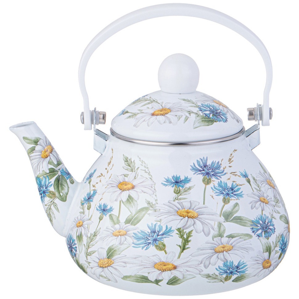 Фото Чайник agness  эмалированный серия sentiment, 1,3 л (934-635)  - интернет-магазин МегаТерем в Москве