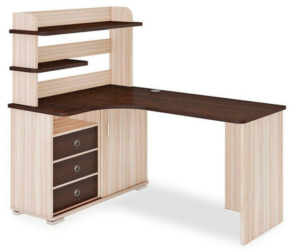 Фото Стол компьютерный Домино СР-165 MER_SR-165-KVV-LEV-NOVYJ - интернет-магазин МегаТерем в Москве