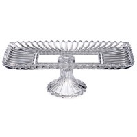 Блюдо сервировочное на ножке "brilliance" прямоугольное, 38*17,5*11,5 см Lefard (691-146)