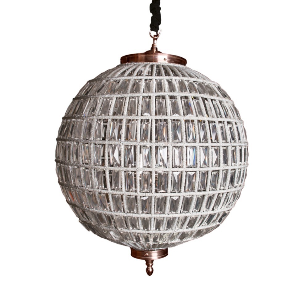 Фото Люстра Казбах 4353LAB, каркас металл, стекло, Antique bronze, RESTORATION HARDWARE - интернет-магазин МегаТерем в Москве