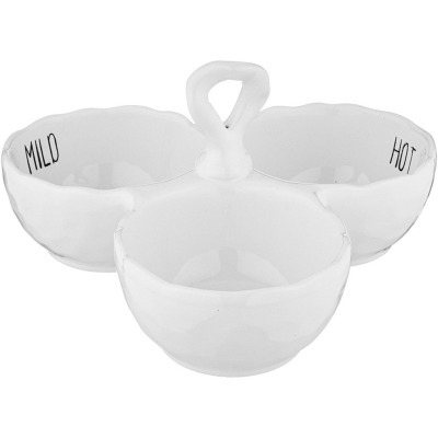 Менажница  трехсекционная с...