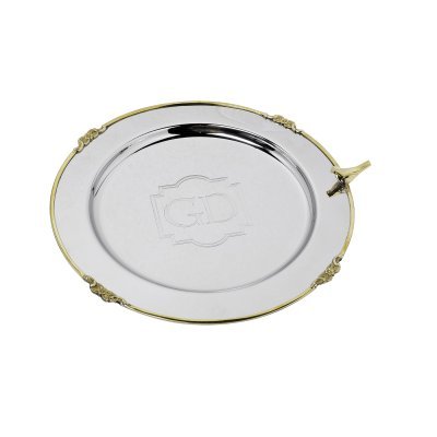 Поднос круглый Bird нерж.ст...