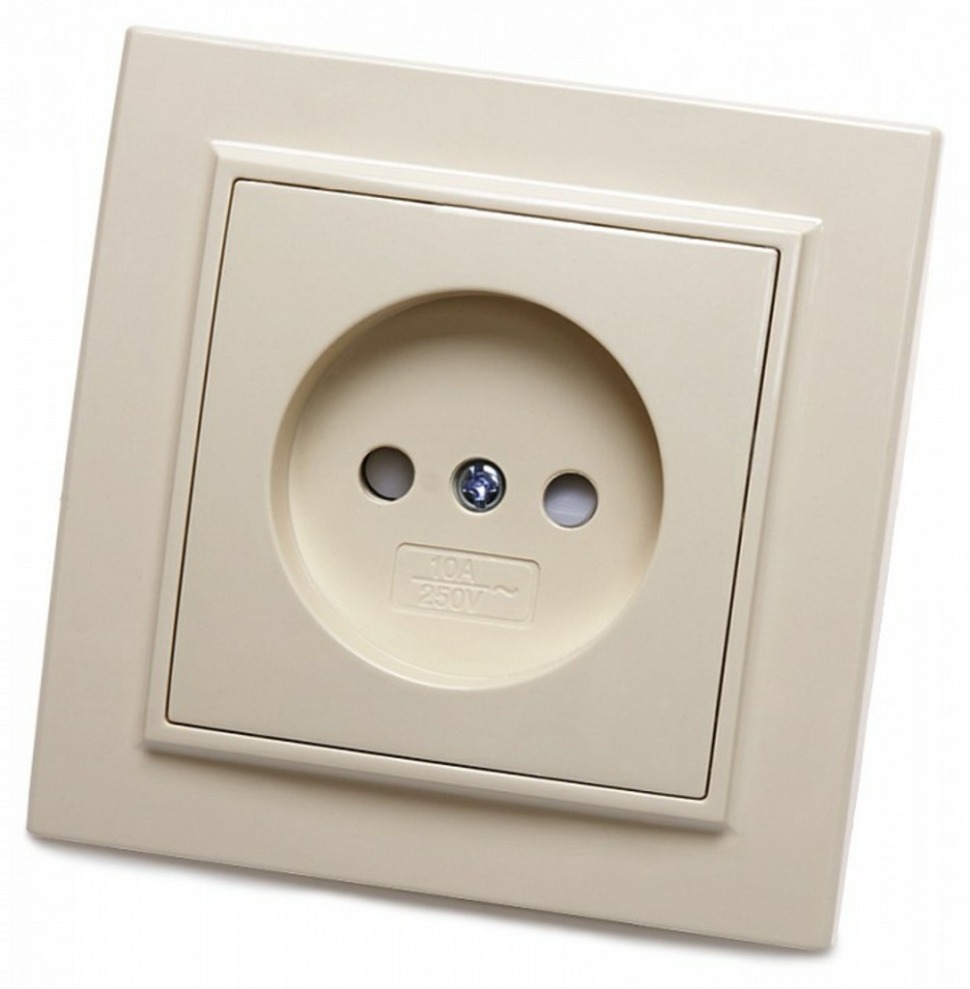 Фото Розетка без заземления Stekker PST10-9009 39235 FE_39235 - интернет-магазин МегаТерем в Москве