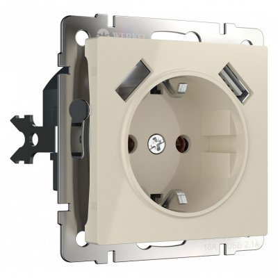 Розетка с заземлением и со ...