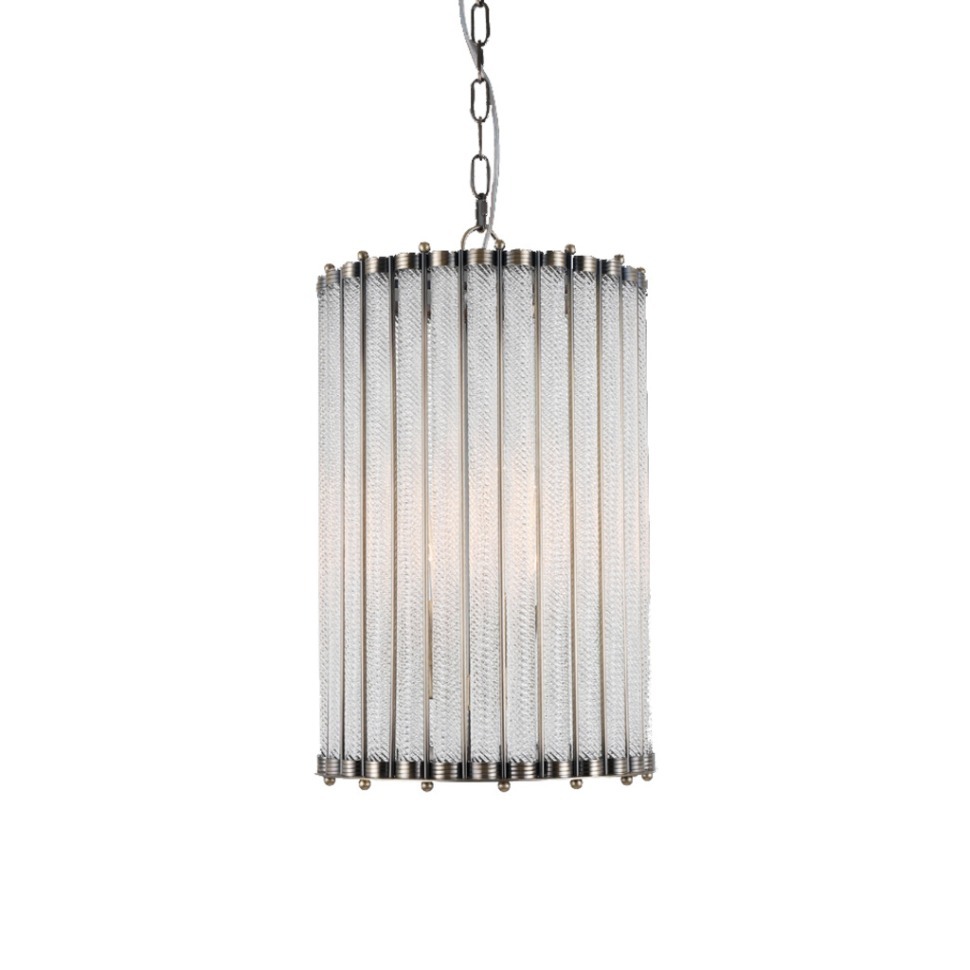 Фото Люстра MD3487-3, металл, стекло, clear, ROOMERS FURNITURE - интернет-магазин МегаТерем в Москве