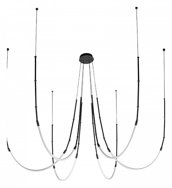 Фото Подвесная люстра Arte Lamp Klimt A2850SP-42BK AR_A2850SP-42BK - интернет-магазин МегаТерем в Москве