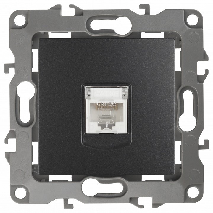 Фото Розетка Ethernet RJ-45 без рамки Эра Эра 12 12-3107-05 ER_B0014727 - интернет-магазин МегаТерем в Москве