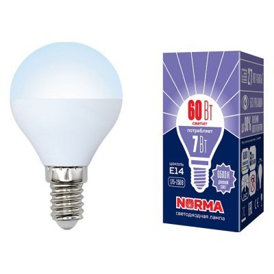 Лампа светодиодная Volpe  E14 7Вт 6500K UL-00003818 UL_UL-00003818