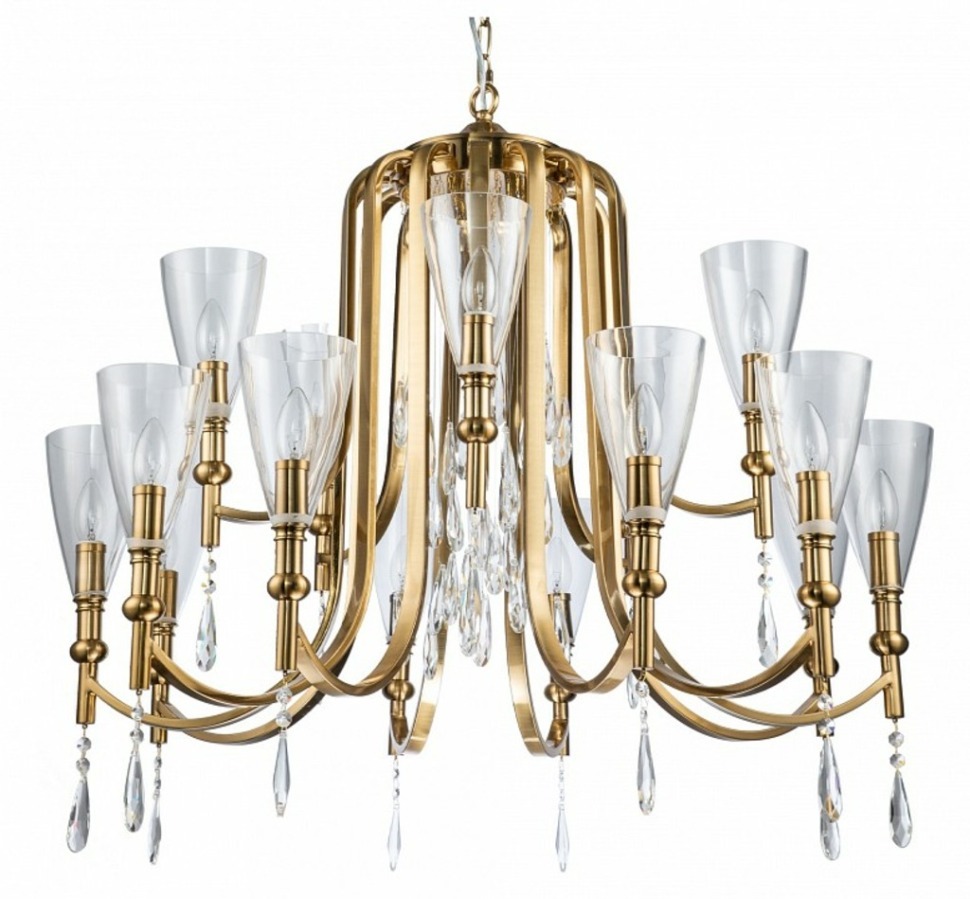 Фото Подвесная люстра Favourite Lyra 2968-15P FV_2968-15P - интернет-магазин МегаТерем в Москве