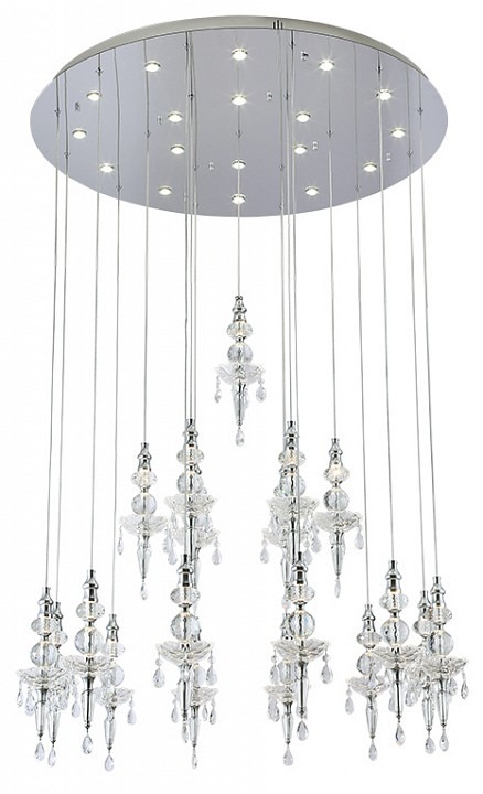 Фото Подвесная люстра Newport 8360 8360/1000 chrome NWP_M0070006 - интернет-магазин МегаТерем в Москве