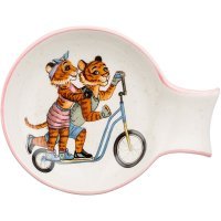 Подставка под ложку "тигриные истории" 15*11,5*2,5 см Agness (358-1910)