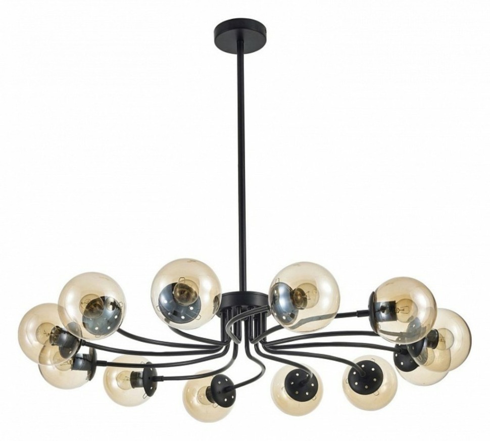 Фото Люстра на штанге Arti Lampadari Teola Teola E 1.1.12 B AL_Teola_E_1.1.12_B - интернет-магазин МегаТерем в Москве