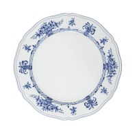 Тарелка LNAN032BL003265, 26.5, фарфор, white, blue, LE COQ
