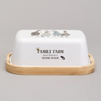 Масленка agness "family farm"  16*11*5,5 см (790-381) 