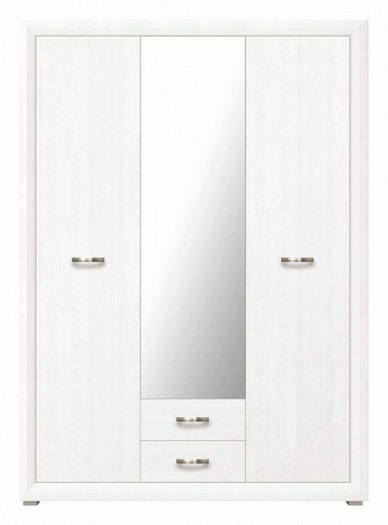 Фото Шкаф платяной Мальта B136-SZF3D2S BRW_70002608 - интернет-магазин МегаТерем в Москве