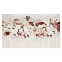 Панно декоративное fleur, 70х120 см, бежевое (78819)