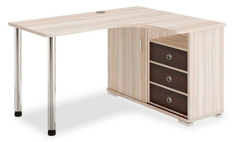 Фото Стол письменный Домино СР-145СМ MER_SR-145SM_KVK-PRAV - интернет-магазин МегаТерем в Москве