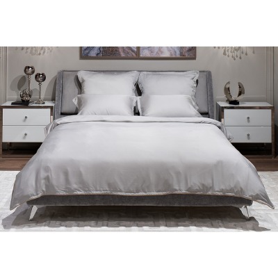 Пододеяльник тенсель серый ...