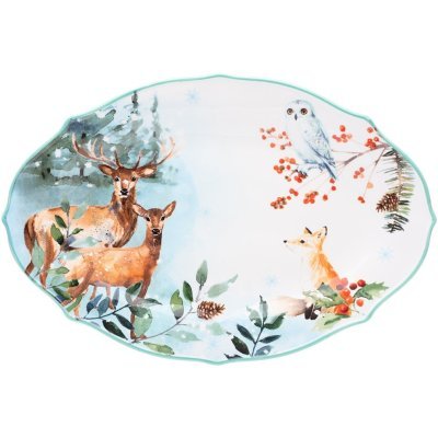 Блюдо овальное lefard "лесная сказка" 30,5*20 см (409-171) 