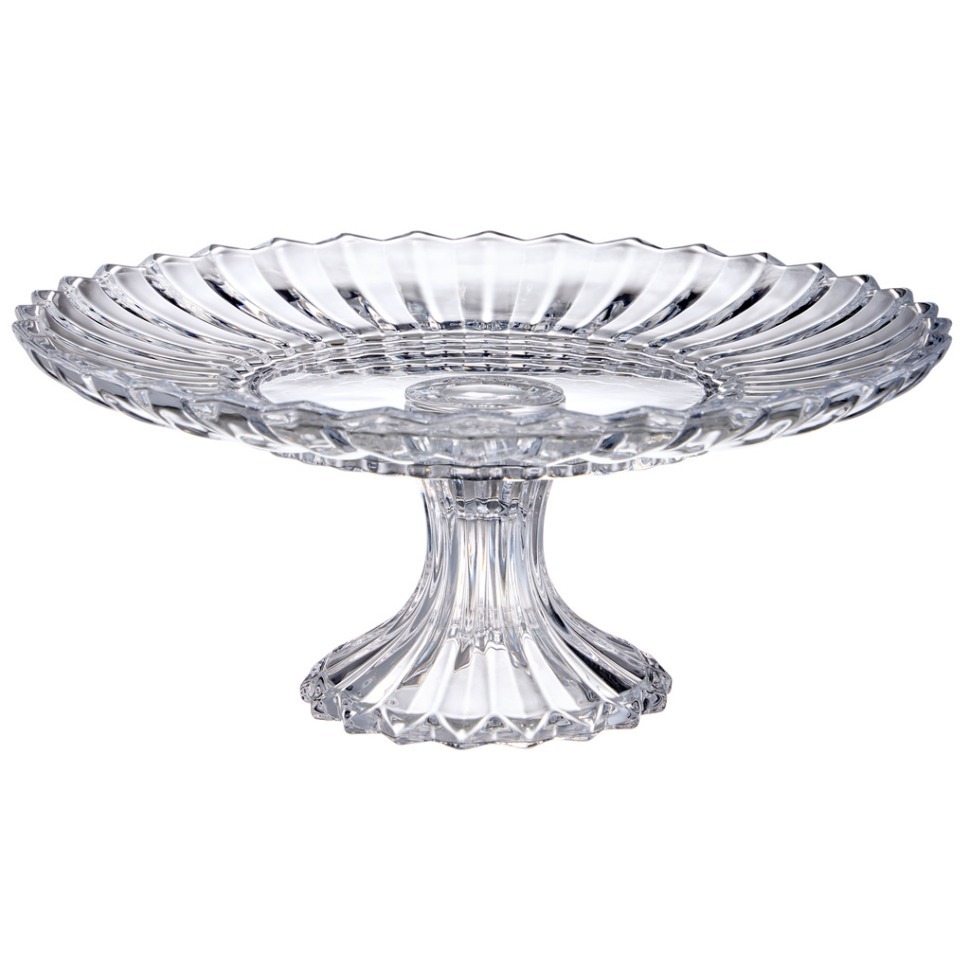 Фото Блюдо сервировочное на ножке brilliance круглое, 29,5*13,5 см Lefard (691-147) - интернет-магазин МегаТерем в Москве