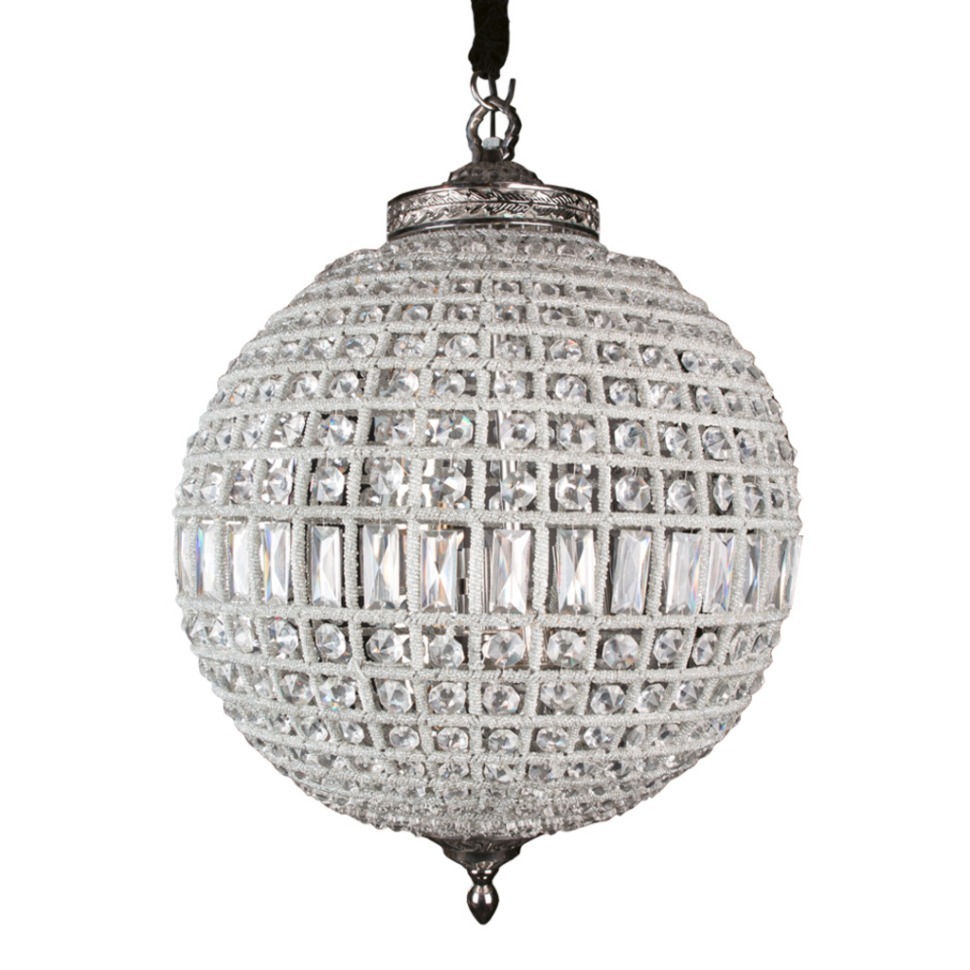 Фото Люстра Казбах 4352MC, металл, стекло, chrom finish, RESTORATION HARDWARE - интернет-магазин МегаТерем в Москве