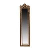 Зеркало MirrorMR16, Массив дерева, brass/brown, ROOMERS FURNITURE