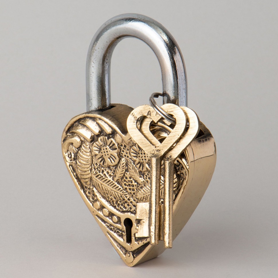 Фото Замок декоративный с ключами 10*7см Lefard (733-184) - интернет-магазин МегаТерем в Москве