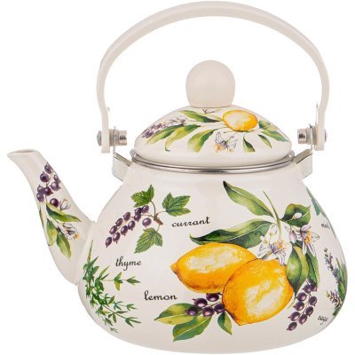 Чайник agness эмалированный со съемным фильтром из нжс, серия"секретные ингредиенты" 1,3 л (934-420) 