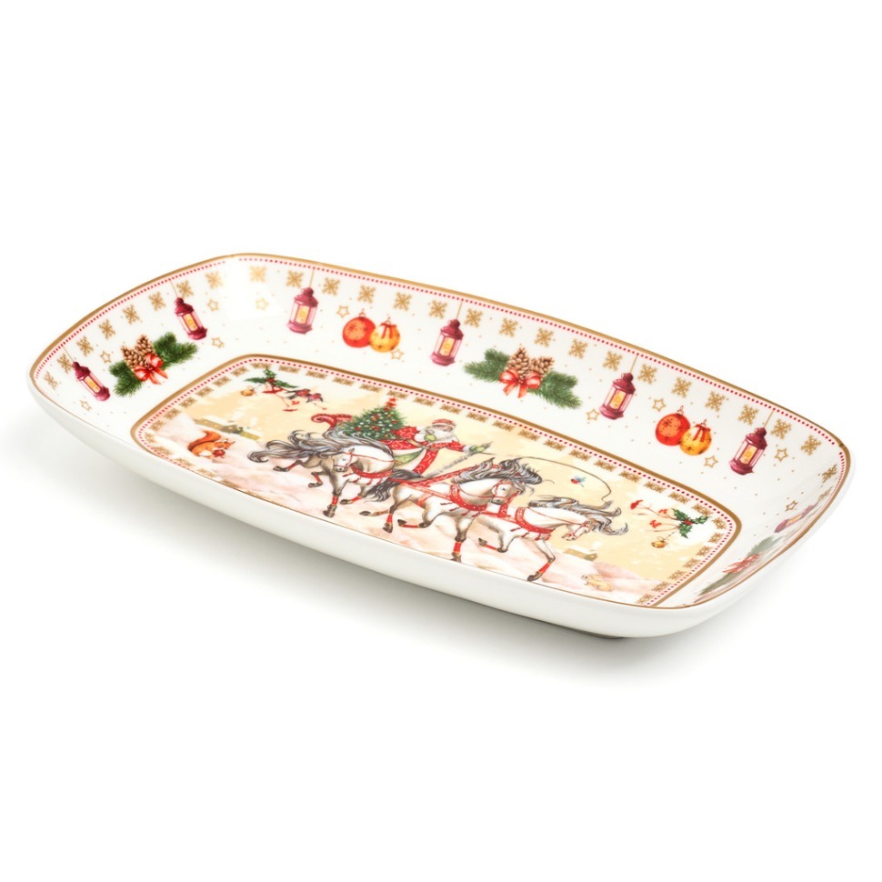 Фото Блюдо lefard тройка прямоуг. 25*16*3 см белое (85-1726-1)  - интернет-магазин МегаТерем в Москве