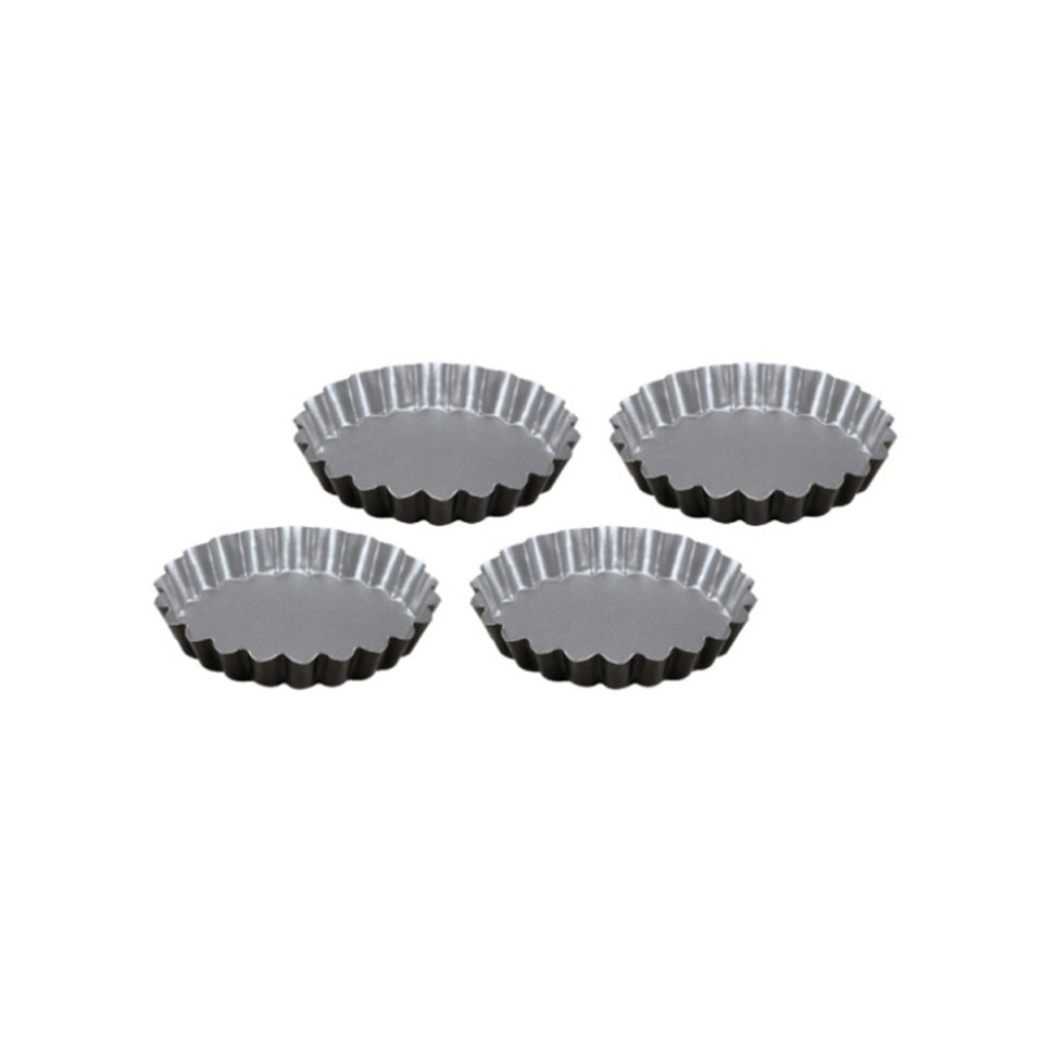 Фото Формы для выпекания тарталеток черные 4 шт. Guardini 71204SEVEE - интернет-магазин МегаТерем в Москве