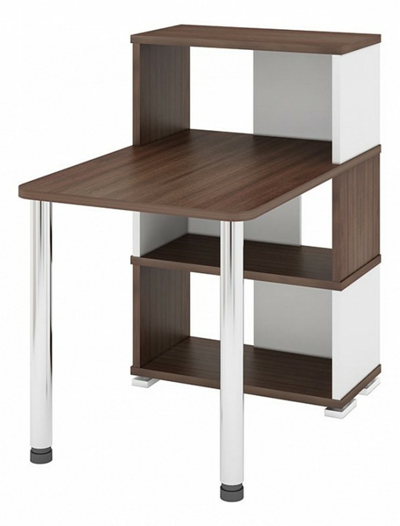 Фото Стол компьютерный Домино СБ-10М/3 MER_SB-10M_3_SHBESH - интернет-магазин МегаТерем в Москве