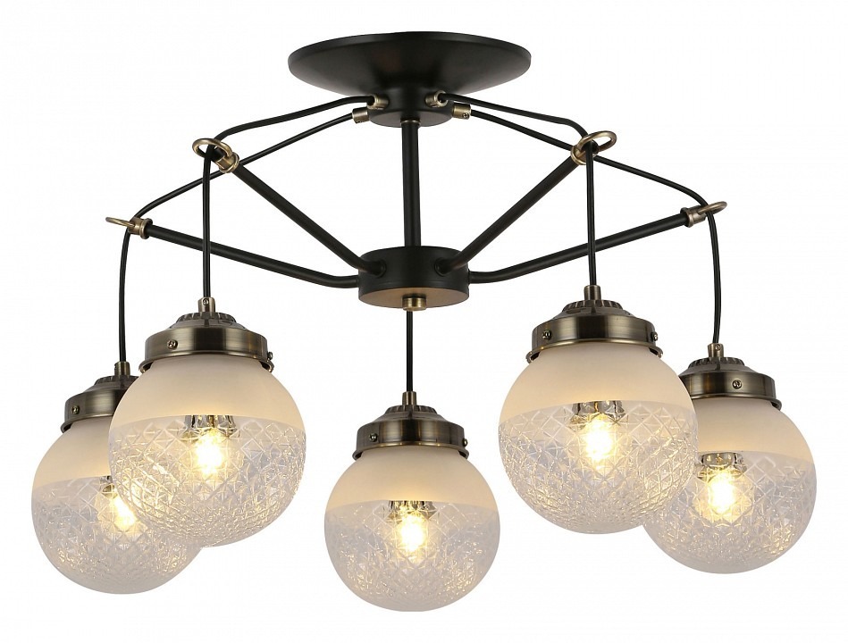 Фото Люстра на штанге EVOLUCE Stricce SLE110302-05 EVO_SLE110302-05 - интернет-магазин МегаТерем в Москве