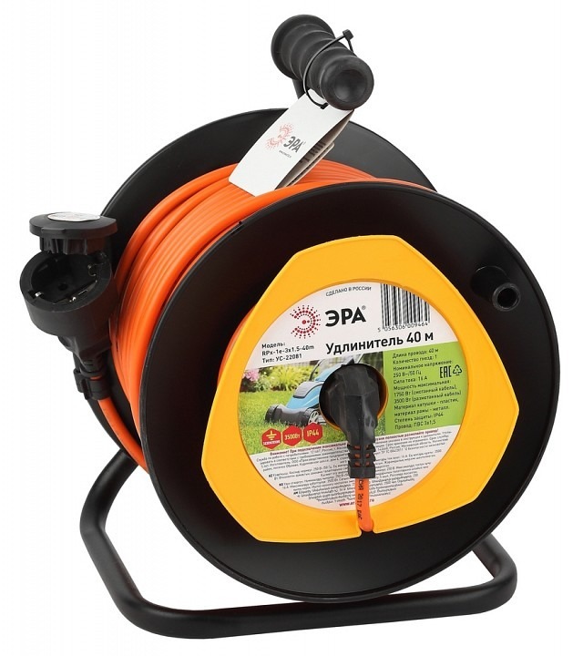 Фото Удлинитель Эра  RPx-1e-3x1.5-40m ER_B0046839 - интернет-магазин МегаТерем в Москве