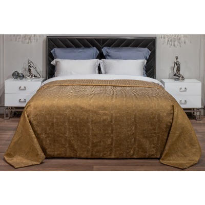 Покрывало Gloss горчичное 2...